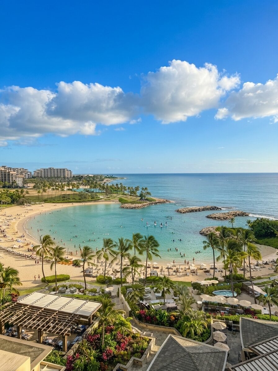 Beach gathering under a warm Hawaiian sunset — Hawaii Vacation Guide